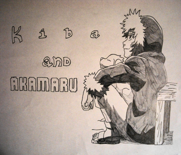 Kiba and Akamaru