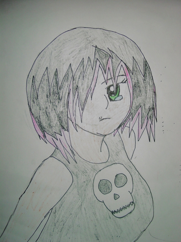 Random Animated Emo Girl