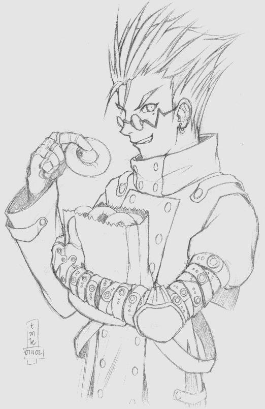 Donut Eating Vash