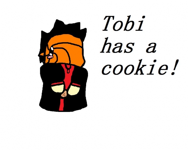 Tobi has a cookie!