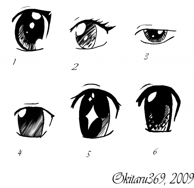 6 Easy Ways I Draw Eyes