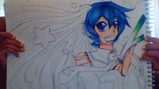 Copic Miku in Progress