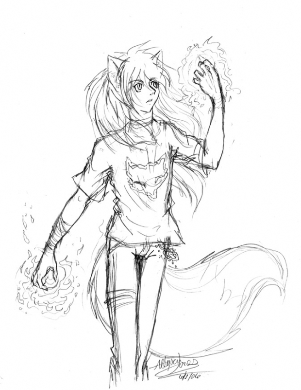 Flame - Sketch