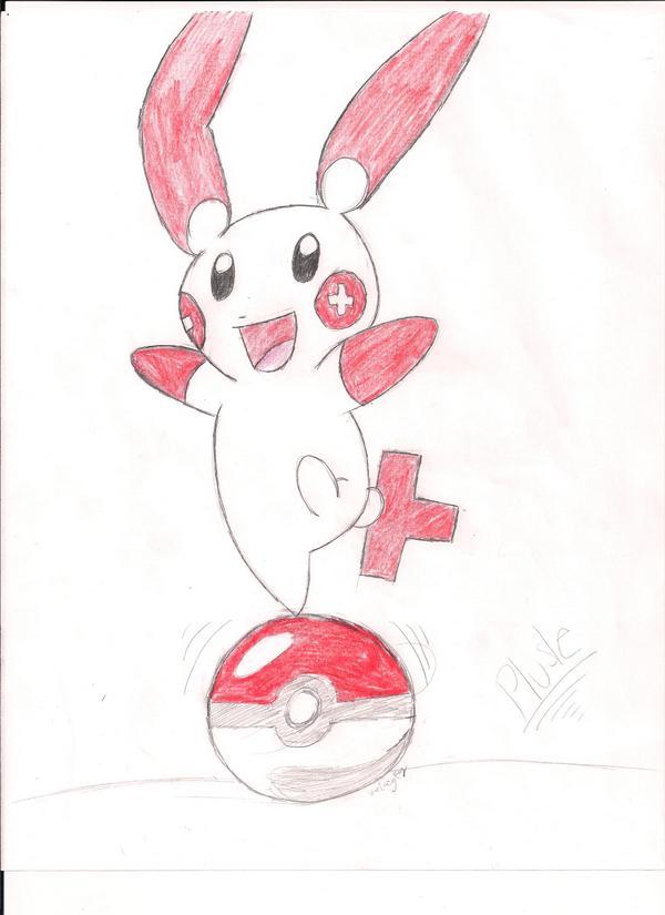 Plusle and the Poke-ball