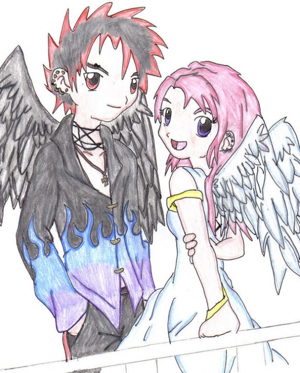 The Fallen Angel And The Angel