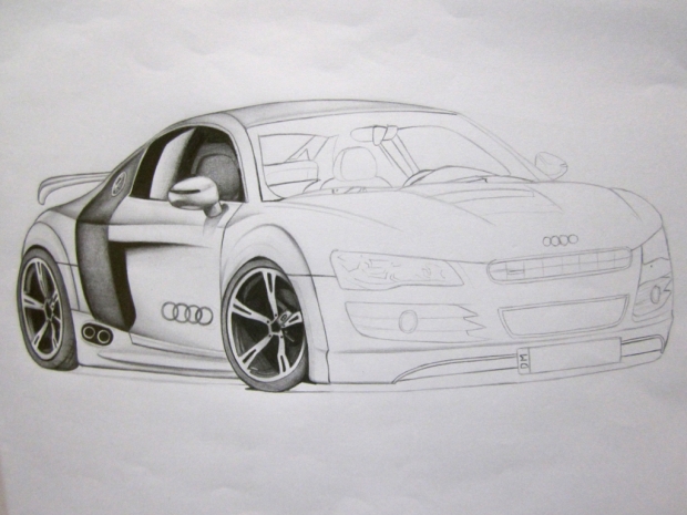 Audi R8 Sketch