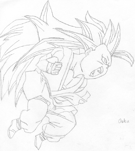 Super Saiyin 3 Chibi Goku