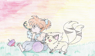 Playing Shippo And Kirara