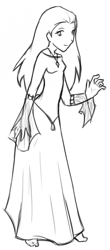 Venne In A Dress