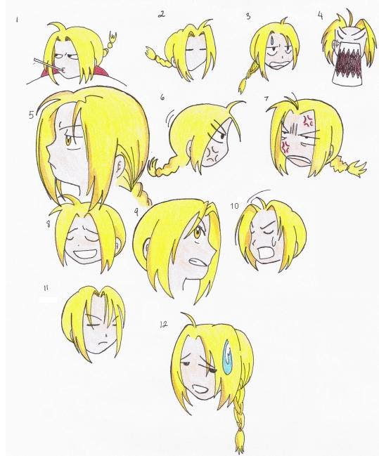 The Many Expressions Of Ed Elric