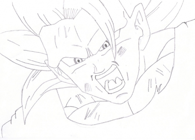 Goku SSJ 3 - Face ;D