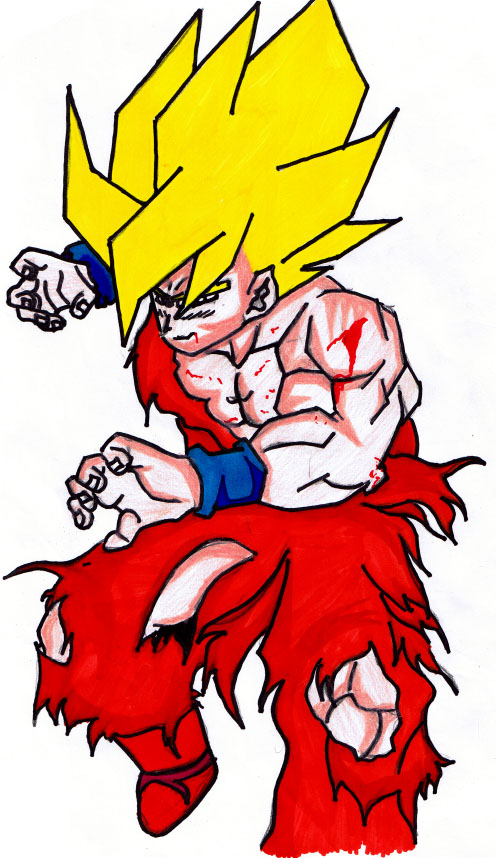 Gokuu (: practice with markers ;D