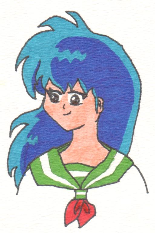 Kagome With Blue Hair!