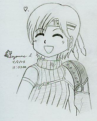 Lauging Yuffie