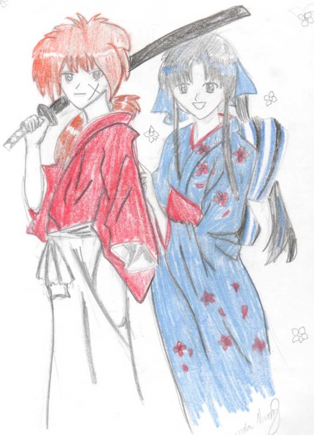 Kenshin and Kaoru