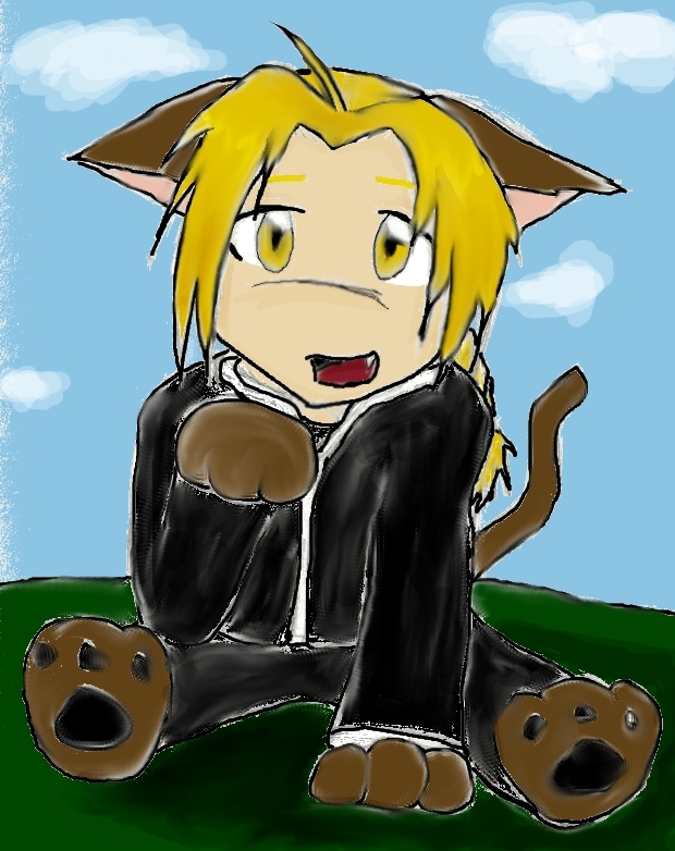 Kawaii Ed Kitty [colored]