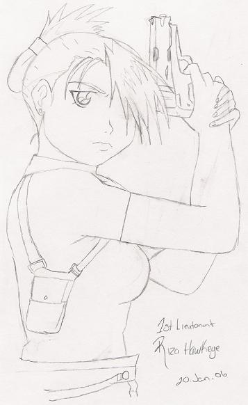 My First Riza Fan Art