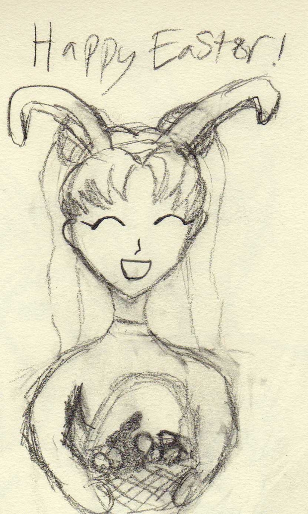 Usagi Says Happy Easter!