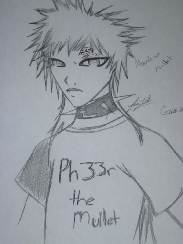 Ph33r Gaara's Mullet