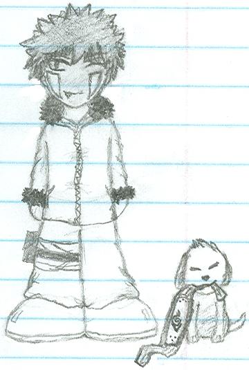 Chibi Kiba And Akamaru