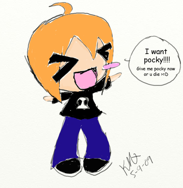 pocky yay!