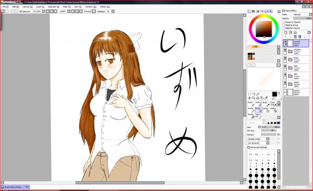 OC: Izume WIP