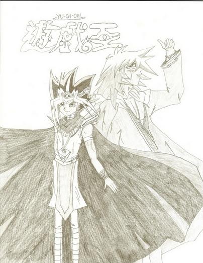 Pharoah Atem And Theif King Bakura