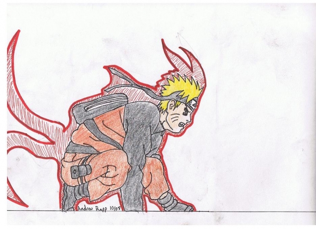 naruto in a rage