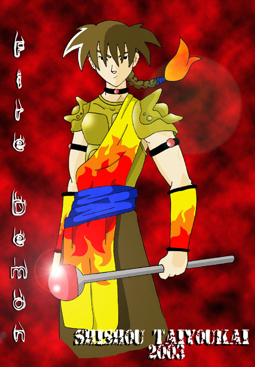 Male Fire Demon