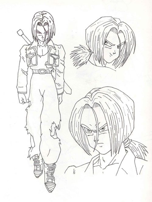 Trunks Lineart