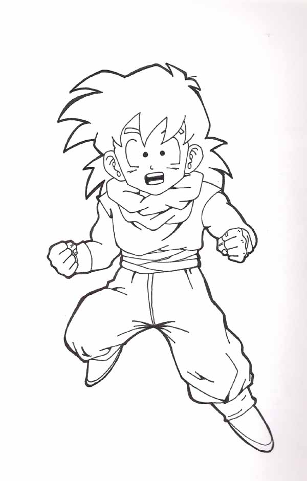 Gohan Fighting Pose