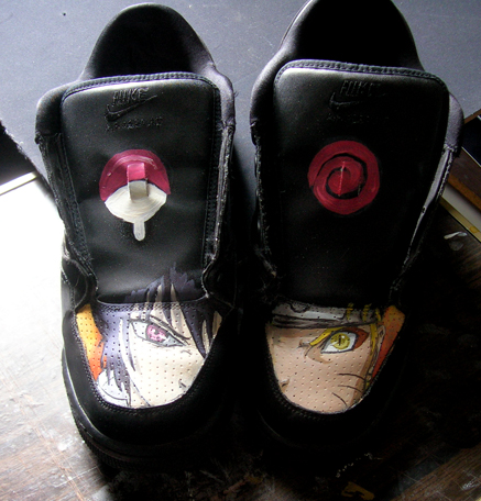 Naruto and Sasuke Sneakers