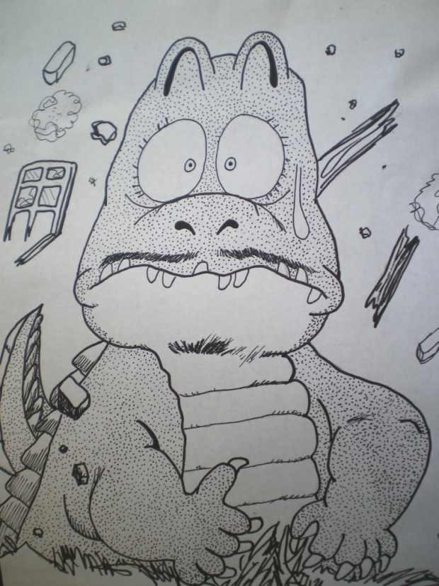 Dr Slump - Godzilla Sempei