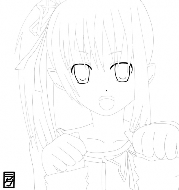 Akuma no Neko:lineart