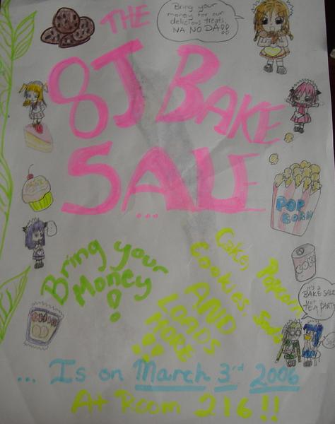 Class Bake Sale Poster