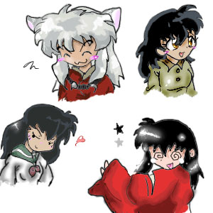 Kagome And Inuyasha ^^