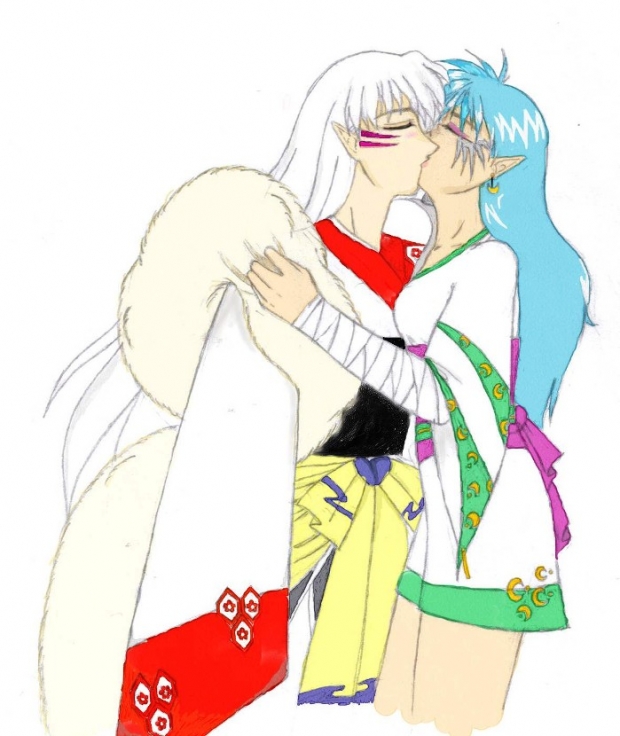 Tsumaki And Sesshomaru Colored