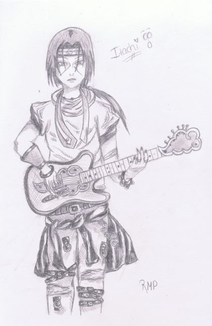 Itachi and his guitar