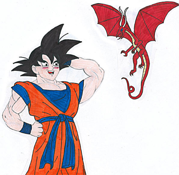 Skorch Scolding Goku