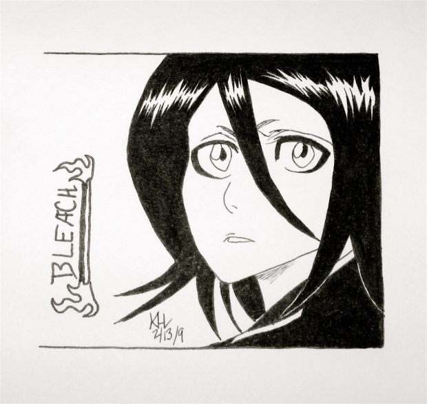 Rukia - bw version