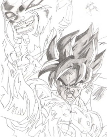 Unfinished Ssj1 Goku