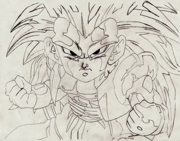 Unfinished Ssj3 Gotenks