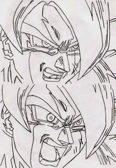 Unfinished Ssj4 Goku