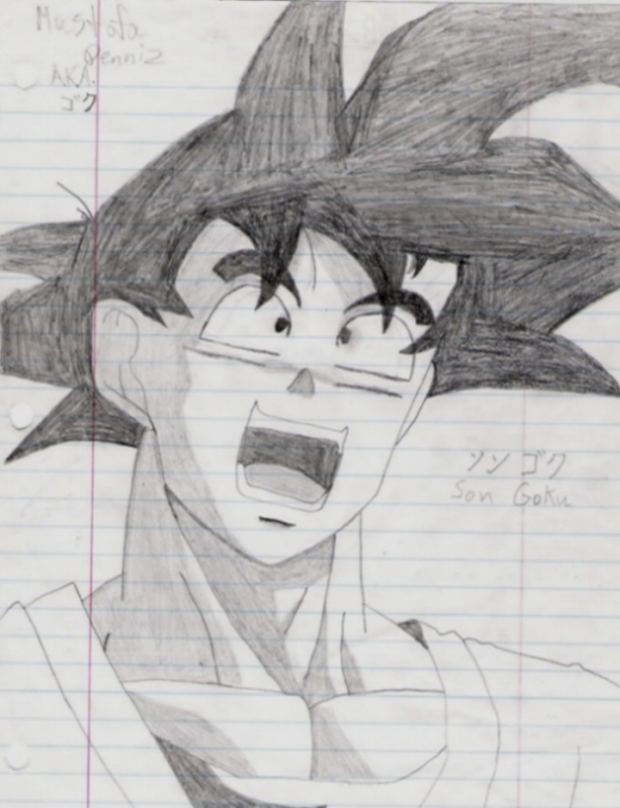 Laughing Goku