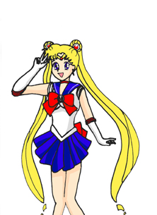 Sailor Moon Peace Sign