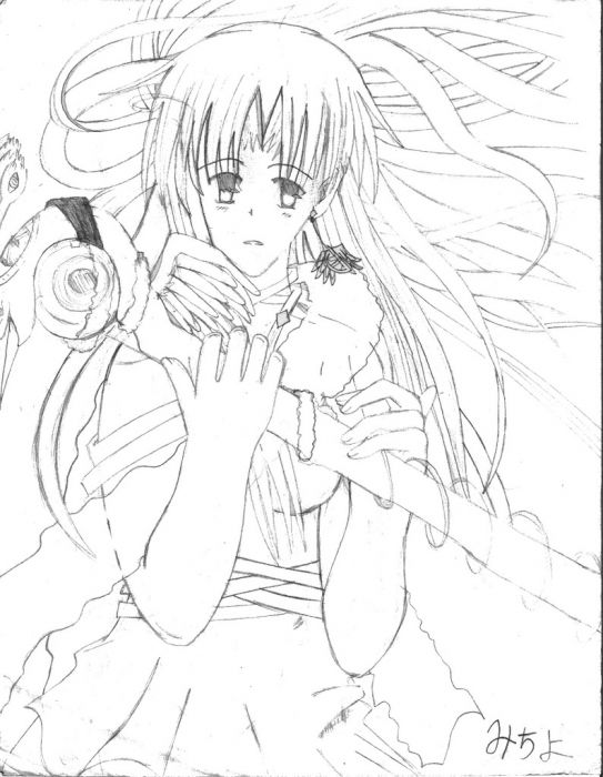 Mikuni Pencil Lineart