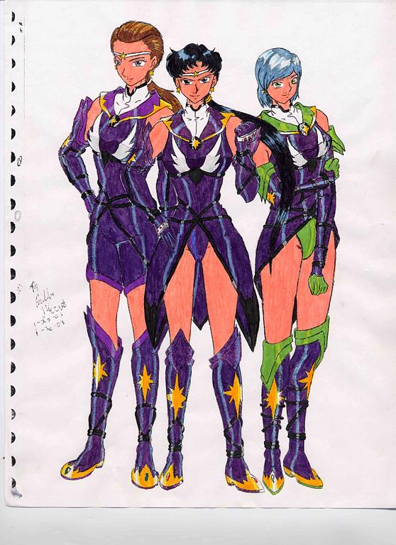 Sailor Starlights Custom Outfits