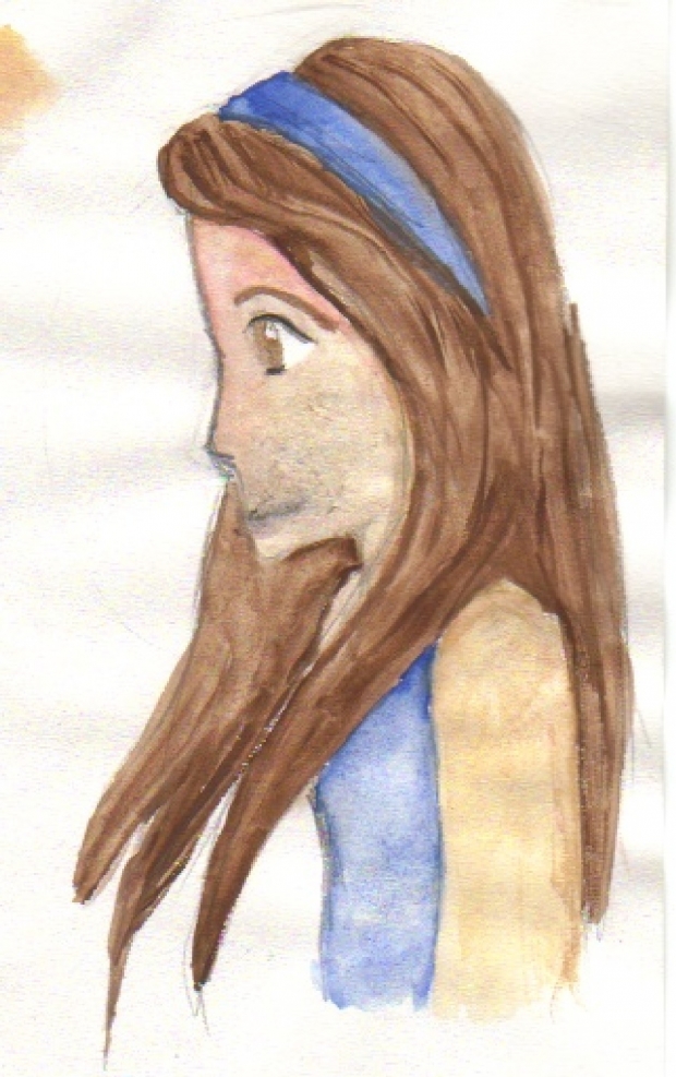 Hazel in water colours