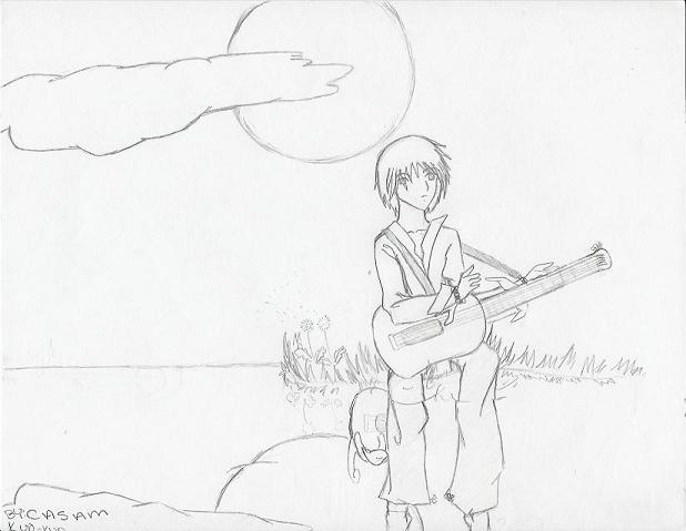 Kyo-kun With Guitar