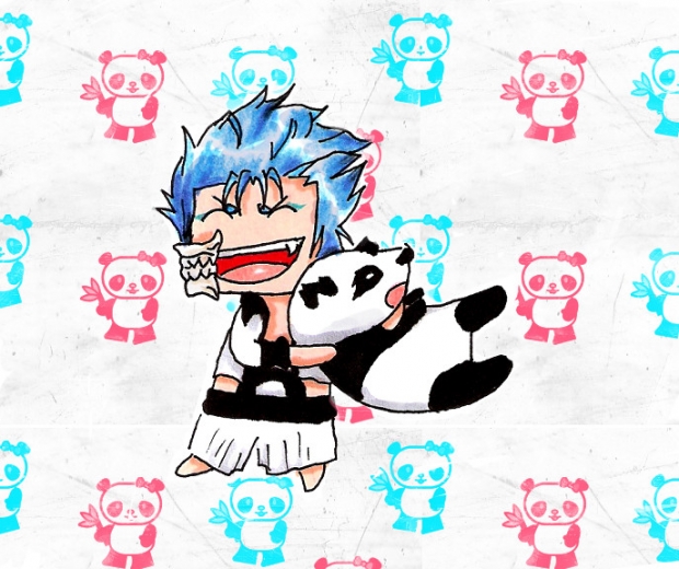 Grimmjow Panda hug